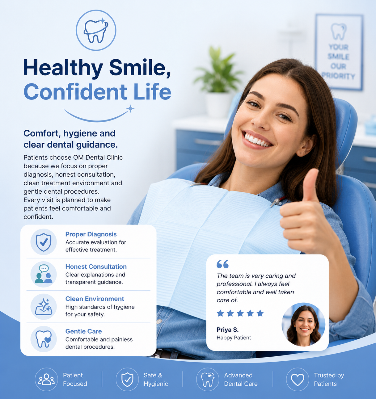OM Dental Clinic Patient Care